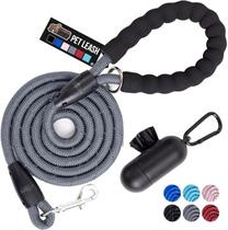 Corda refletiva pesada Dog Leash Gorilla Grip cinza Corda refletiva pesada Dog Leash Gorilla Grip cinza