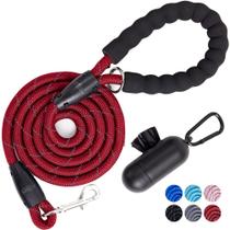 Corda reflexiva pesada Dog Leash Gorilla Grip vermelha Corda reflexiva pesada Dog Leash Gorilla Grip vermelha