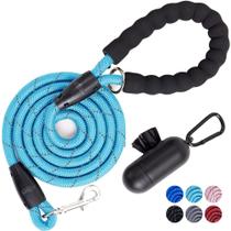 Corda reflexiva pesada para cães com coleira Gorilla Grip azul Corda reflexiva pesada para cães com coleira Gorilla Grip azul