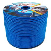 Corda Riomar Carretel PP Tropical Azul 12MMx140M Corda Riomar Carretel PP Tropical Azul 12MMx140M