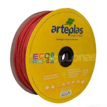 Corda Seda Arteplas Trançada 6mm Vermelha com 150 Metros Corda Seda Arteplas Trançada 6mm Vermelha com 150 Metros