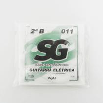 Corda SG Encordoamento 2a SI 0.11 Aço para Guitarra 5140 1 Unidade Corda SG Encordoamento 2a SI 0.11 Aço para Guitarra 5140 1 Unidade
