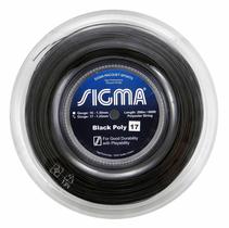 Corda Sigma Black Poly 17 1.25mm Poliéster Preta - Rolo com 200m - 27