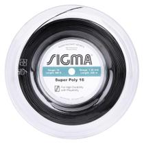 Corda Sigma Super Poly 16L 1.30mm Rolo Com 200 Metros Preta