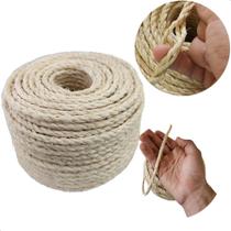 Corda Sisal 5mm Arte Decoração E Arranhadores De Gatos - 50m Corda Sisal 5mm Arte Decoração E Arranhadores De Gatos - 50m