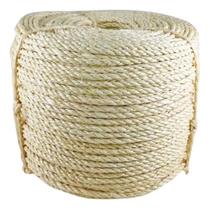 Corda Sisal 5mm Rolo Com 100mts Artesanato Arranhador Gato