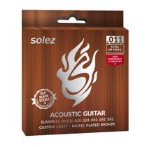 Corda Solez Violão Aço SLANPB11 Níquel Bronze 11/52 - EC0390 - SOLEZ STRINGS