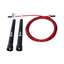 Corda Speed Rope Simples Rolamento em PVC cabo VERMELHO Corda Speed Rope Simples Rolamento em PVC cabo VERMELHO