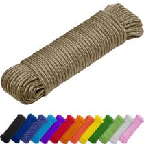 Corda TECEUM 150 pés x 7 mm Coiote Brown Polipropileno Nylon