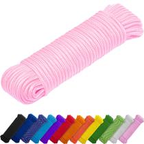 Corda TECEUM 150 pés x 7 mm rosa polipropileno nylon poli