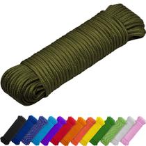 Corda TECEUM 90 pés x 10 mm de polipropileno verde militar
