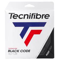 Corda Tecnifibre Black Code 16 1.28mm - Set Individual - Preta Corda Tecnifibre Black Code 16 1.28mm - Set Individual - Preta