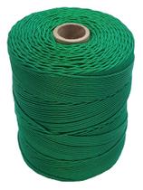 Corda Trançada 2,5 mm Verde Bandeira - Rolo com 286 metros-Cordaville