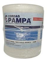 Corda Trançada 2,5mm p/Varal Branca-1 Rolo C/400mts