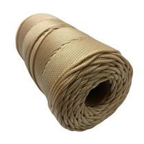 Corda Trançada 3,0mm (seda) rolo 104M Cor Champanhe GKL
