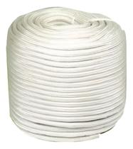Corda Trançada Branca 8mm Carretel 240 Metros Alta Resistência Multiuso Cortag Corda Trançada Branca 8mm Carretel 240 Metros Alta Resistência Multiuso Cortag