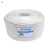 Corda Trançada de Polipropileno 08mm Branca 258m Riomar Corda Trançada de Polipropileno 08mm Branca 258m Riomar