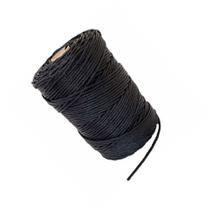 Corda Trançada de Polipropileno 1kg +- 770m 1,5mm - Preta