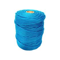 Corda Trançada Pe Virgem S/alma C/aprox. 129 Mt Azul 16mm