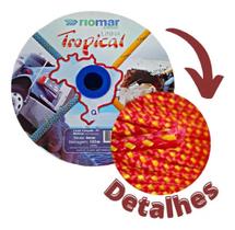 Corda Trançada PP 6mm Vermelho 1Mt