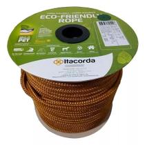 Corda trancada pratik pet carretel 8mmx233m ouro Corda trancada pratik pet carretel 8mmx233m ouro