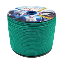 Corda Trançada Riomar Tropical PP Virgem Carretel Verde 8mmx258m Corda Trançada Riomar Tropical PP Virgem Carretel Verde 8mmx258m