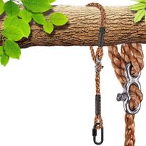 Corda Tree Swing da SELEWARE, nylon ajustável de 203 cm, boné de 450 kg.