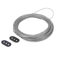 Corda Varal Aço Revestido Pvc 15 Metros - Delwal