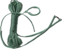 Corda VERDE para tarrafa( fieira) 10,4 metros com girador, 4mm