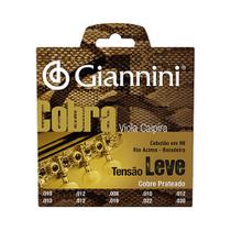 Corda Viola Caipira Giannini GESVL Leve Cobre Prateado