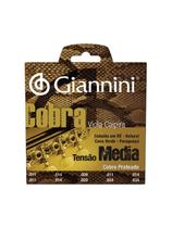 Corda Viola Caipira Giannini Gesvm Media Cobre Prateado