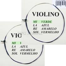 Corda Violino Mauro Calixto 1ª Mi E 4/4 (Kit com 02)
