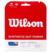 Corda Wilson Synthetic Gut Power 16 1.30mm Set Individual Azul Corda Wilson Synthetic Gut Power 16 1.30mm Set Individual Azul