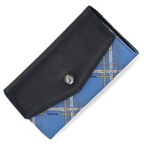 Corda xadrez feminina Wallet Nautica Money Manager com bloqueio de RFID