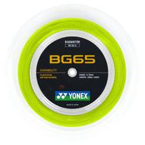 Corda Yonex BG-65 Badminton Amarela - Rolo com 200 Metros