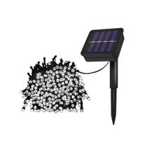 Cordão 100 Leds 10 Metros Energia Solar 8 Funções