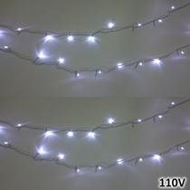 Cordão 100 LEDs 10m Branco 110VOLTS Fixo CBRN0685
