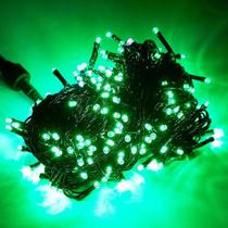 Cordão 100 Leds C/ Strobo Prova D'água 10 Metros