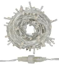Cordão 100 leds warm fio transparente Cordão 100 leds warm fio transparente