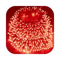 Cordão 1000 Leds Com 8 funções 90 Metros Prova D'água Fio Multicolor Natal Bivolt