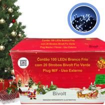 Cordão 100l branco frio 80+20 strob bivolt uso externo