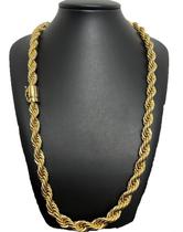 Cordão 10mm Baiano - Banhado A Ouro 18k Luxo Cordão 10mm Baiano - Banhado A Ouro 18k Luxo