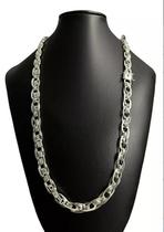 Cordão 10mm Imperador Banhado A Prata 925