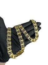 Cordão 15Mm Dubai Cravejado - Banhado A Ouro 18K Cordão 15Mm Dubai Cravejado - Banhado A Ouro 18K