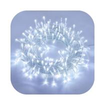 Cordão 300 Leds Com 8 funções 30 Metros Prova D'água Fio Transparente Natal Bivolt Cordão 300 Leds Com 8 funções 30 Metros Prova D'água Fio Transparente Natal Bivolt