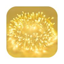 Cordão 300 Leds Com 8 funções 30 Metros Prova D'água Fio Transparente Natal Bivolt Cordão 300 Leds Com 8 funções 30 Metros Prova D'água Fio Transparente Natal Bivolt
