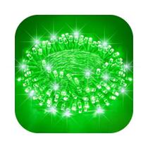 Cordão 300 Leds Com Strobo 30 Metros Prova D'água Fio Multicolor Natal Bivolt