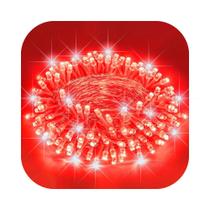 Cordão 300 Leds Com Strobo 30 Metros Prova D'água Fio Multicolor Natal Bivolt