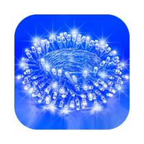 Cordão 300 Leds Com Strobo 30 Metros Prova D'água Fio Multicolor Natal Bivolt