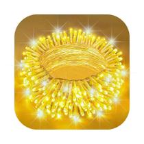 Cordão 300 Leds Com Strobo 30 Metros Prova D'água Fio Transparente Natal Bivolt